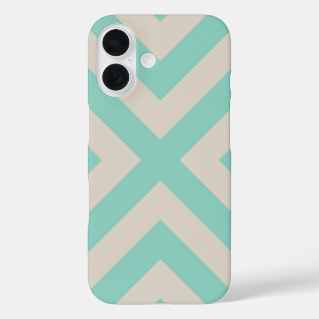 Modern Chevron Stripe Case-Mate iPhone Case (Back)