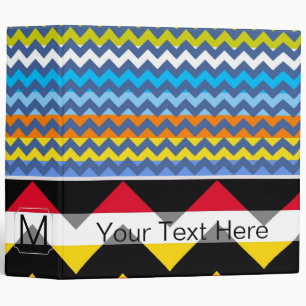 Modern Chevron Zigzag 4 Binder