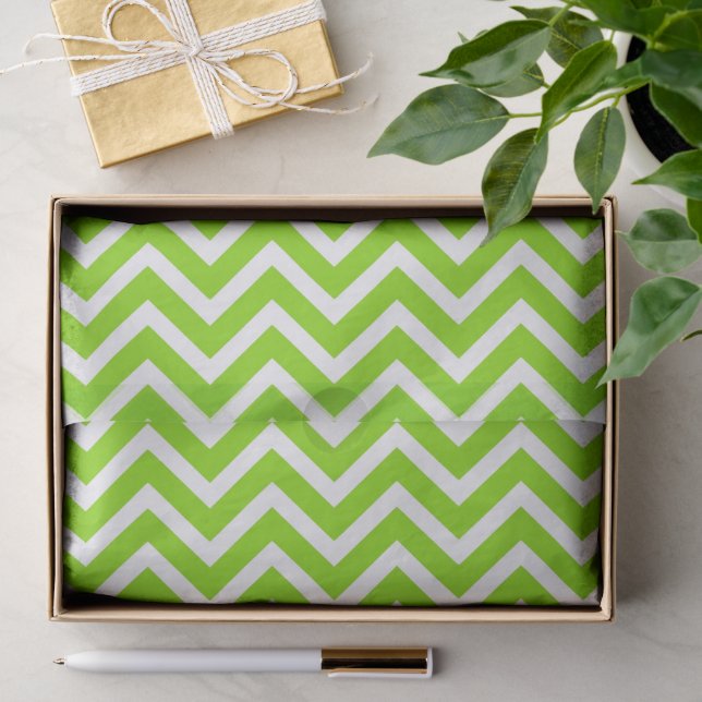Modern Chevron Zigzag Seamless Pattern Tissue Paper (Gift)