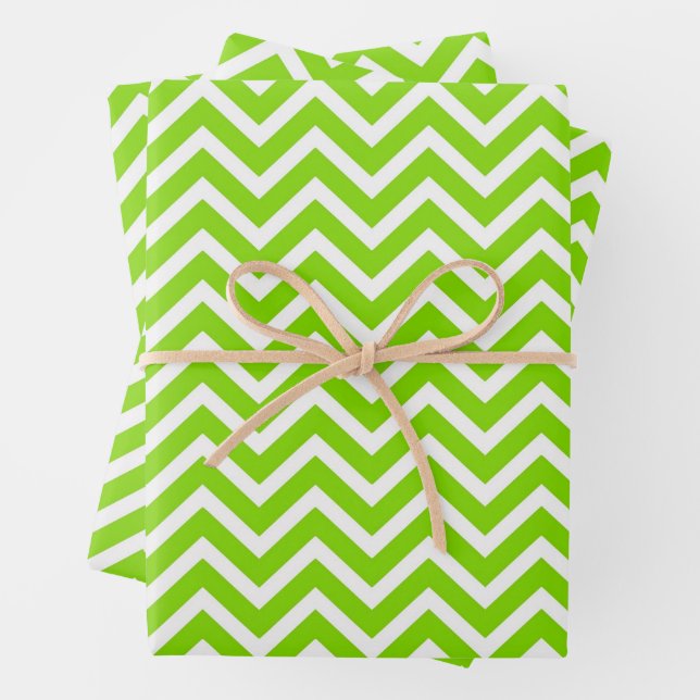 Modern Chevron Zigzag Seamless Pattern Wrapping Paper Sheets (In situ)