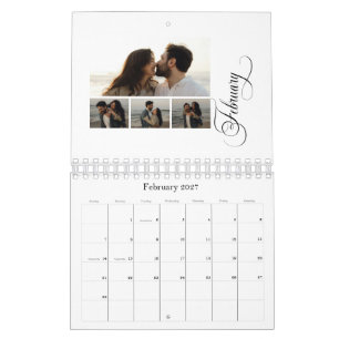 Modern Chic 4 Photo Collage 53 photos Calendar