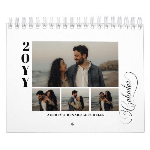Modern Chic 4 Photo Collage 53 photos Calendar