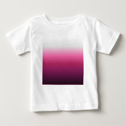 modern chic abstract magenta burgundy maroon ombre baby T_Shirt