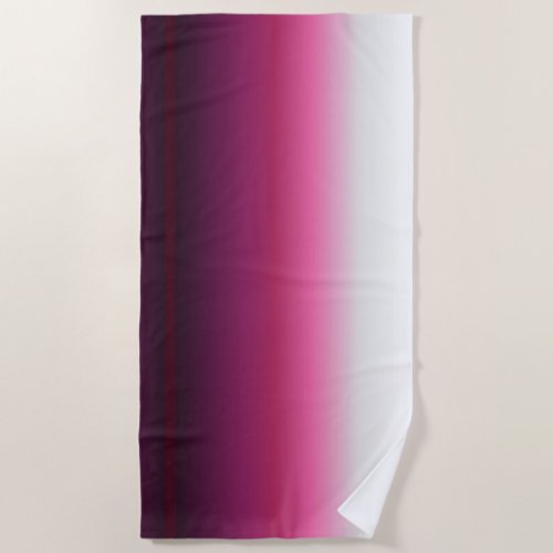 modern chic abstract magenta burgundy maroon ombre beach towel