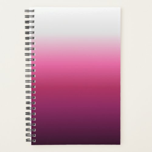 modern chic abstract magenta burgundy maroon ombre planner