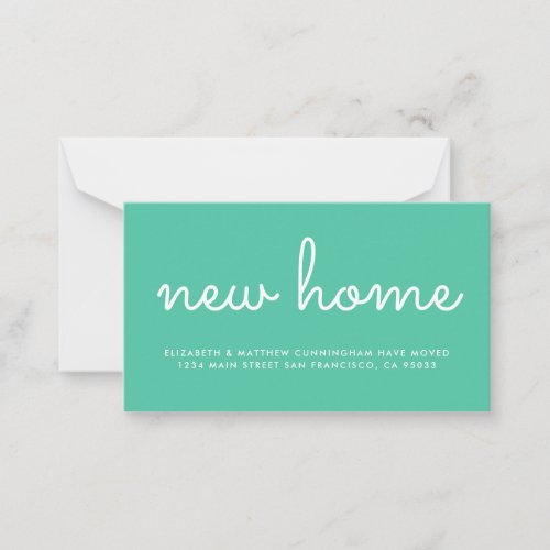 Modern Chic and Fun New Home Announcement