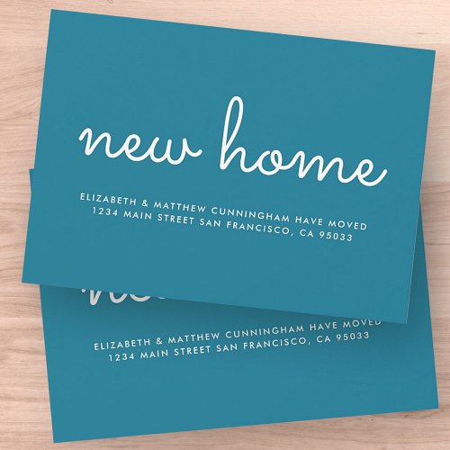 Modern Chic and Fun New Home Announcement