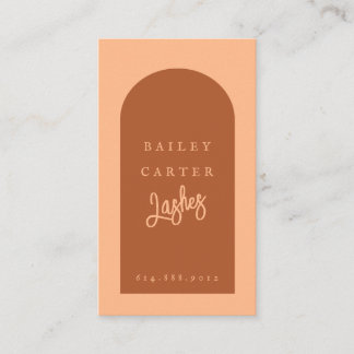 Modern Chic Arch Lashes Business Card