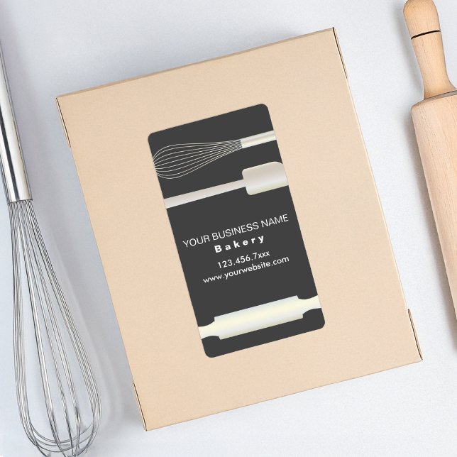 Modern Chic Bakery Business Packaging Labels (Creator Uploaded)
