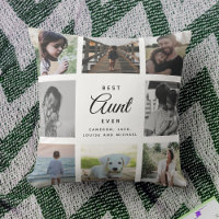 Modern Chic Best Aunt Ever Family Photo Collage