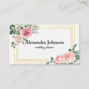 Modern Chic Black and Gold Foil Luxury Business Ca Business Card