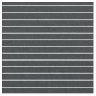 Modern chic black and grey stripes fabric