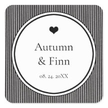 Modern Chic Classic Wedding Custom Favor