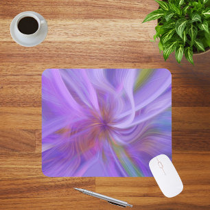 Modern Chic Colorful Elegant Girly Mouse Pad