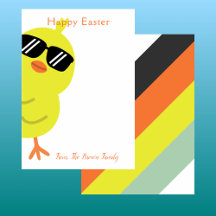 Modern Chic Cute Chicken Easter Holiday