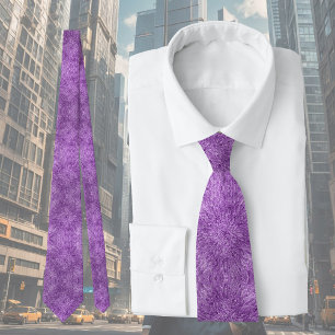 Modern, chic design in purple with glitter effect neck tie
