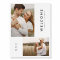 Modern Chic Elegant Custom Photo Wedding Welcome