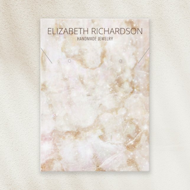 Modern Chic Elegant Luxury Glam Jewelry Display Business Card (Creator Uploaded)