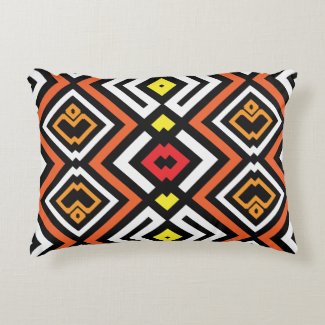 Modern Chic Ethnic Mosaic Geometric Pattern