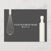 Modern Chic Faux White Gold Bakery Business