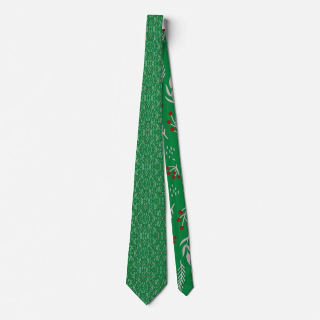 Modern Chic Floral   Neck Tie (Front)