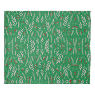 Modern Chic Floral Pattern Duvet Cover