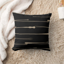 Modern Chic Gold, Black Abstract Boutique Art Deco