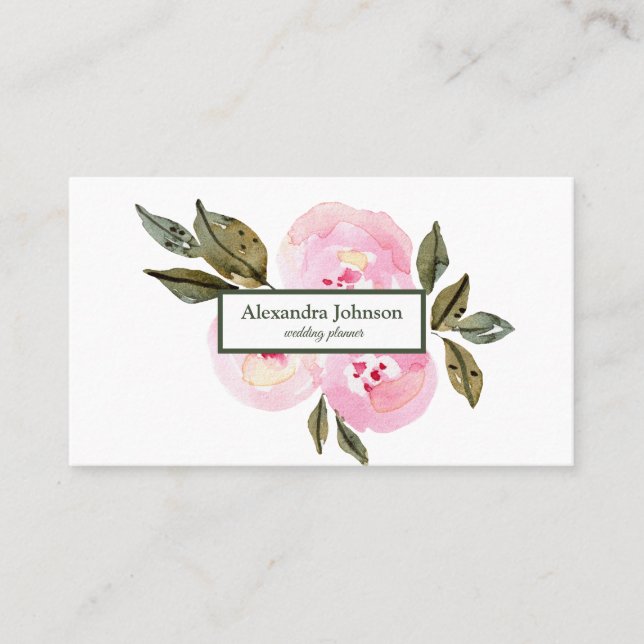 Modern Chic Gold Leaf Foil Luxury Business Card (Front)