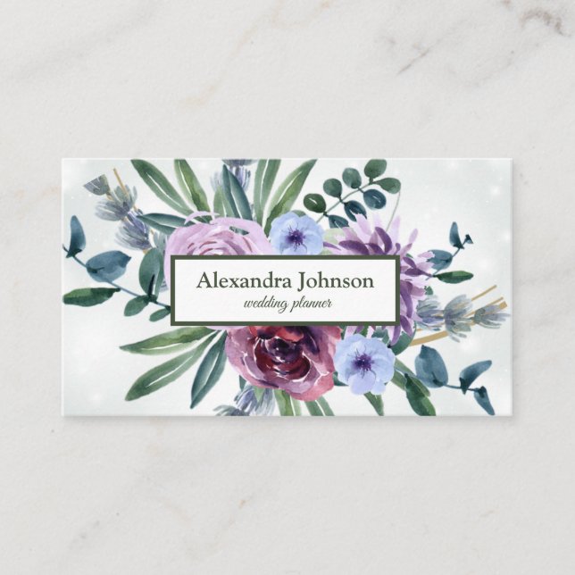 Modern Chic Gold Leaf Foil Luxury Business Card (Front)