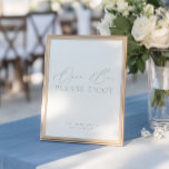 Modern Chic Green & White Open Bar Wedding Sign<br><div class="desc">Featuring a stylish blend of serene green and crisp white, this sign captures the relaxed elegance of a coastal-themed wedding. Perfectly suited for an open bar, it adds a touch of sophistication while maintaining a laid-back, beachy vibe. Whether your wedding is by the ocean or inspired by coastal beauty, this...</div>