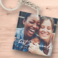 Modern Chic Heart Best Friends Besties BFF Photo