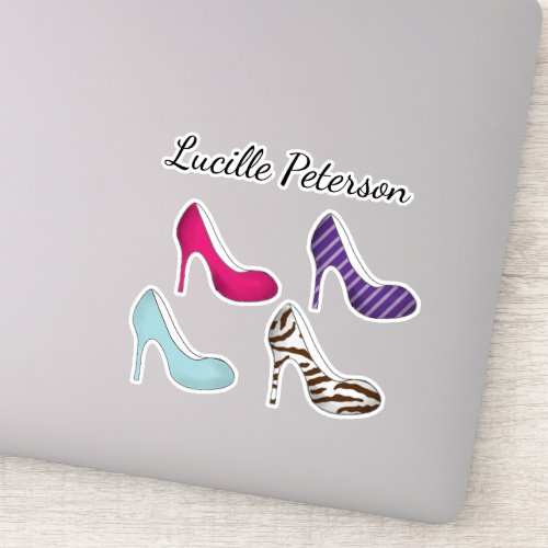 Modern Chic High Heel Minimalist Trendy Sticker