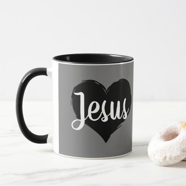 modern chic I HEART JESUS | Mug (With Donut)