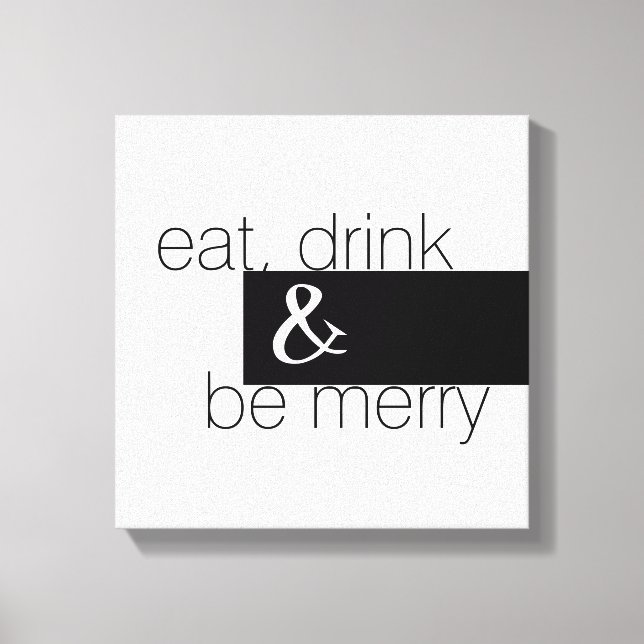 modern chic kitchen wall art black and white (Front)