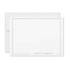 Modern chic minimalist personalized stationery