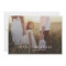 Modern Chic Navy Blue Photo Overlay Christmas News