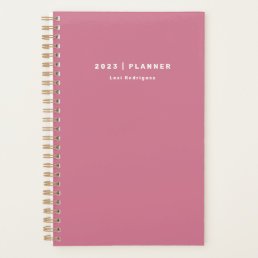Modern Chic Pink 2023 Weekly Monthly Non-Dated Planner