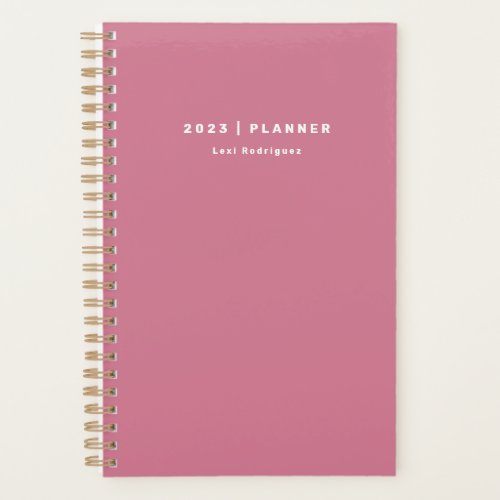 Modern Chic Pink 2023 Weekly Monthly Non_Dated Planner