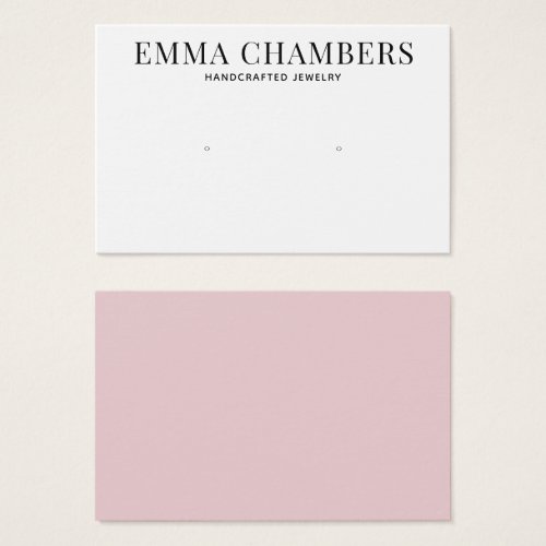 Modern Chic Pink Earring Display Cards