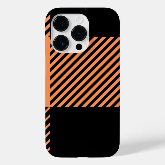 Modern Chic Plaid Striped  Case-Mate iPhone Case (Back)