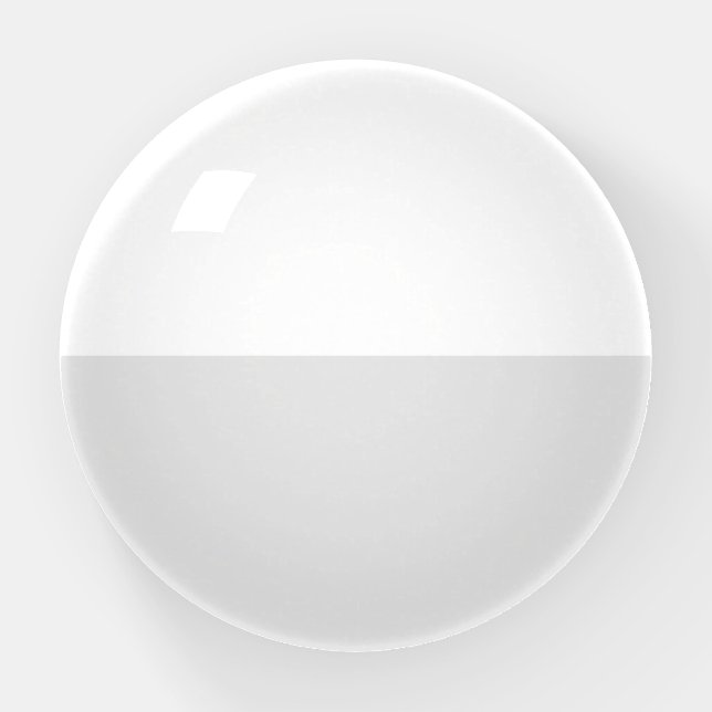 Modern Chic Pretty White Light Gray Color Blocks Paperweight (Front)