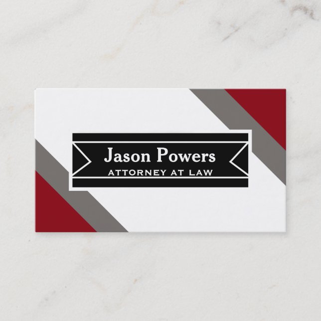 modern chic professional business card template (Front)