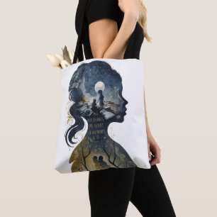 Modern Chic Quote Inspirational Pastel Artistic Tote Bag