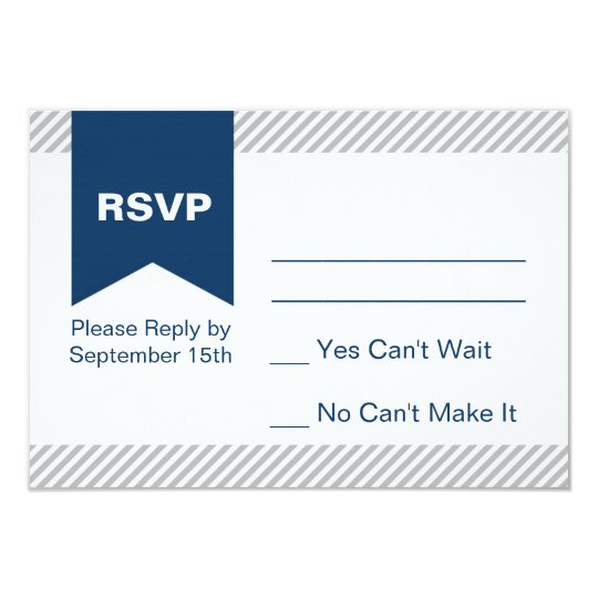 Modern Chic RSVP Card