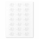 Modern Chic Script The Perfect Match Wedding Favor