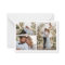 modern chic script wedding 3 photo thank you