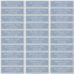 Modern Chic Script Wedding Guest Names Address Sticker<br><div class="desc">Composed of simple serif and modern cursive script typography. These elements are simple,  elegant,  and modern. This has 30 stickers. 
 
 This is designed by White Paper Birch Co. exclusive for Zazzle.
 
 Available here:
 http://www.zazzle.com/store/whitepaperbirch</div>