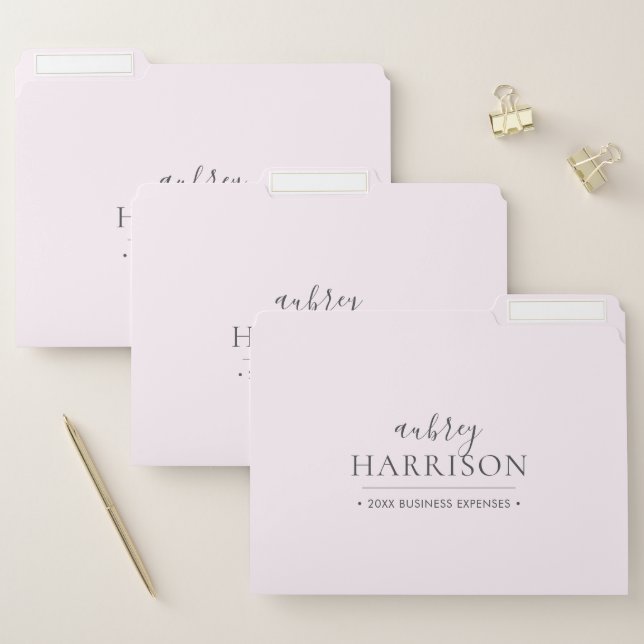 Modern Chic Simple File Folder (Set)