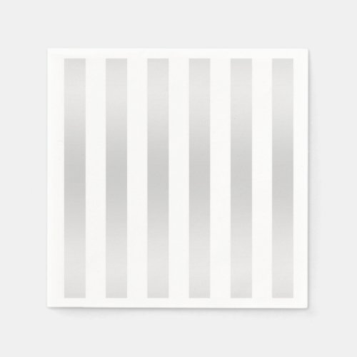 Modern Chic Stripes Grey Satin Chic Decorative Napkins