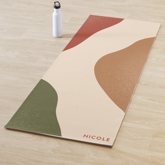 Modern Chic Terracotta Yoga Mat (In Situ)